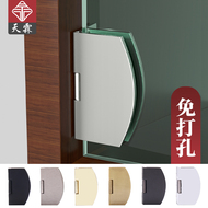 Bản lề cửa tủ kính không đục lỗ tủ rượu tủ trưng bày kẹp kính bản lề cửa tủ thú cưng bản lề inox không lỗ đột lỗ bản lề kính bản lề vvp