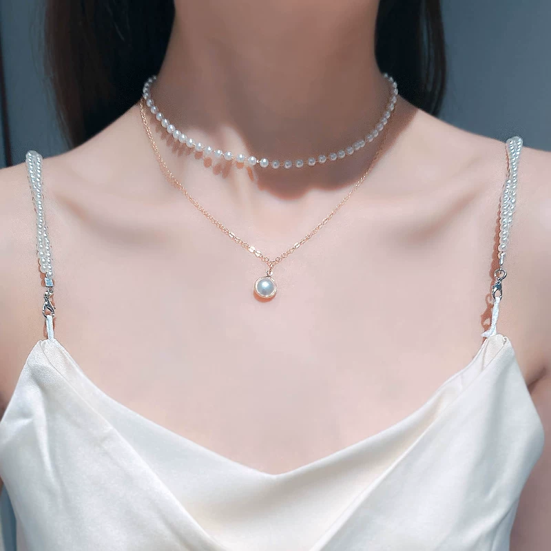 Платье-slip, тонкие бретельки, аксессуары, цепочка жемчуг, нижнее белье, летняя юбка, невидимый корректирующий боди, аксессуары