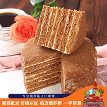 Russian style tiramisu cream honey cake Russian style casual dessert dessert 5 pieces box breakfast