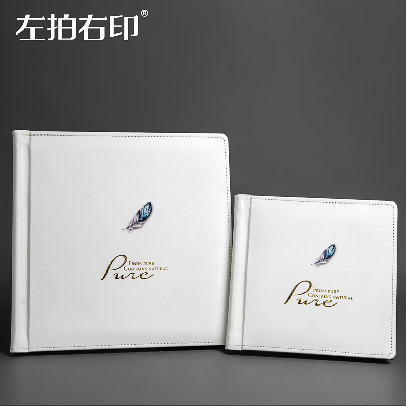 Wedding photo album production Jinghong leather photo studio wedding photo book custom high-end natal commemorative book album