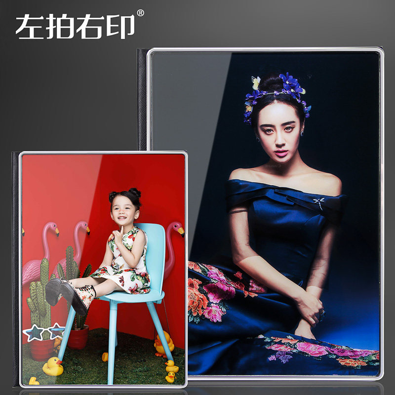 Wedding Dress Photo Album Making Silver Edge Glazed Crystal Phase Ben Custom Photo Gallery Wedding Memorial Album Photo School Bag Design