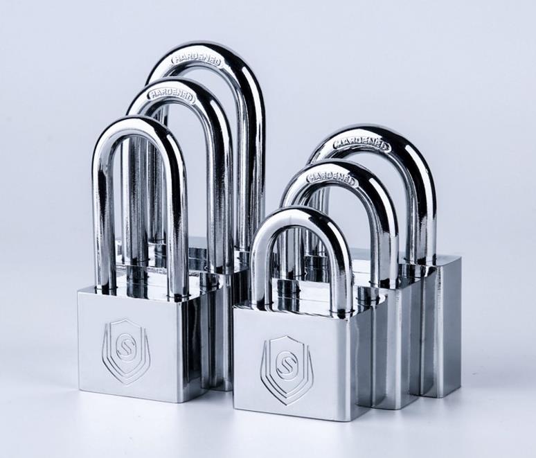 Ordinary door cabinet Shop padlock Small cabinet Room lock rental house Office powder room key lock u-shaped household cabinet box