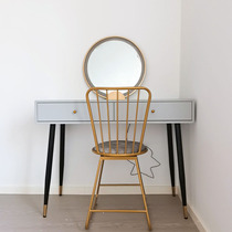 Light luxury dressing table storage cabinet foot bedroom dressing table high modern simple Nordic style small apartment makeup table frame