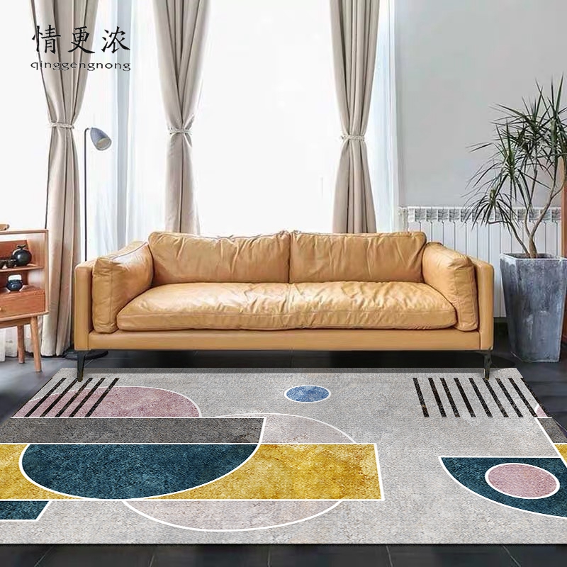 Bắc Âu mới hiện đại tối giản phòng khách sofa lớn thảm bàn cà phê mat nhà phòng ngủ đầy đủ cửa hàng dễ thương rửa tay - Thảm thảm nhựa trải sàn