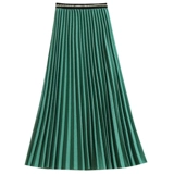 Демисезонная длинная длинная юбка, средней длины, высокая талия, А-силуэт