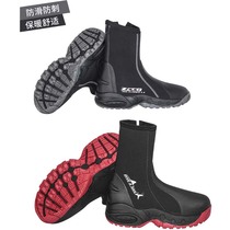 5mm professional diving shoes boots male and female non-slip high help cylinder thick bottom 33-48 large code surfing pulp board sailing back shoes