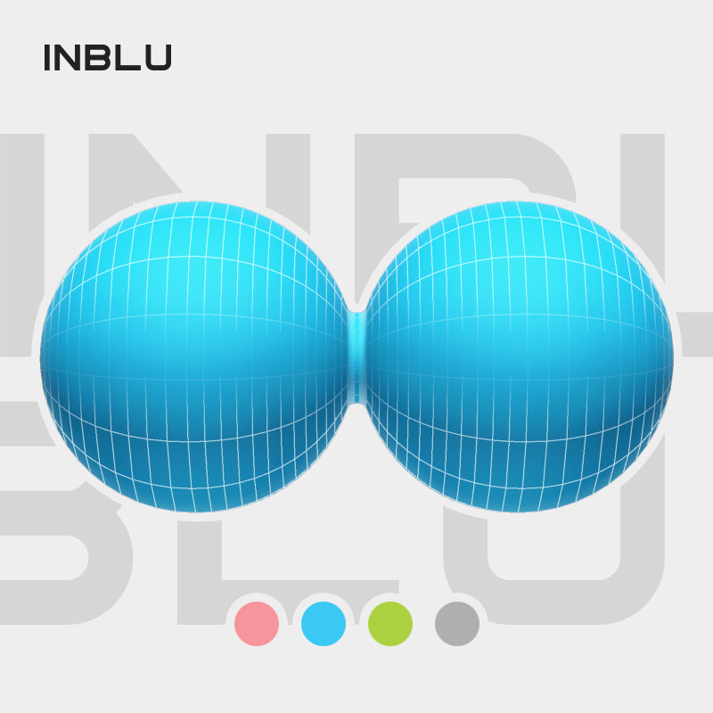 Fascia Ball Neck Shoulder Massage Ball Muscle Relaxation Warp Film Balls Fitness Reflexology Sole Yoga Neck Membrane Meridians Silicone Gel Material