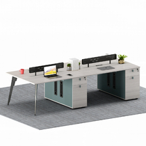 Brief FASHION LIGHT LUXURY 2 PEOPLE 4 PEOPLE DESK STAFF DESK STAFF TABLE AND CHAIRS COMBINED SCREEN STATION FINANCE COMPUTER DESK