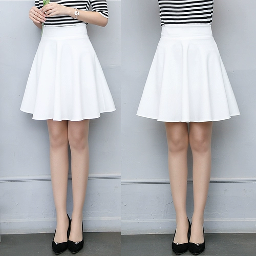 Танцующая белая мини-юбка, костюм, юбка в складку, комбинезон