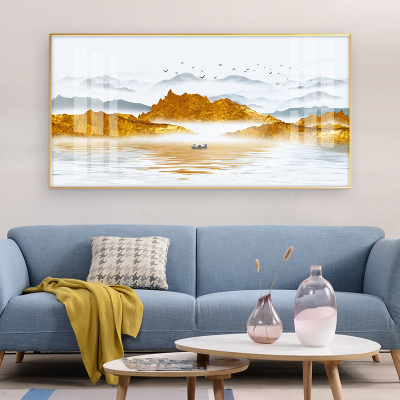Living Room Decoration Painting Modern Banner Painting Dining Hall Bedroom Hanging Painting Xuanguan Painting Light Extravagant Minimalist Sofa Background Wall Mural Painting