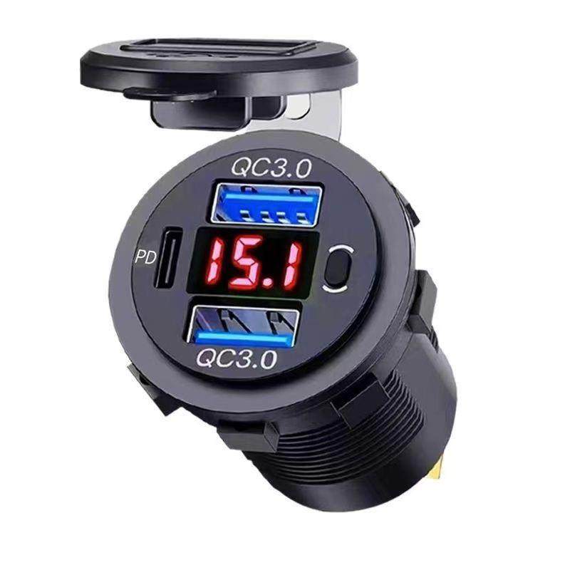 No.9 Mzmix Fast Charging USB Car Charger, Super Fast Charging, Compatible with All Niu and Tailing Models, No Wire-Breaking Installation, Waterproof