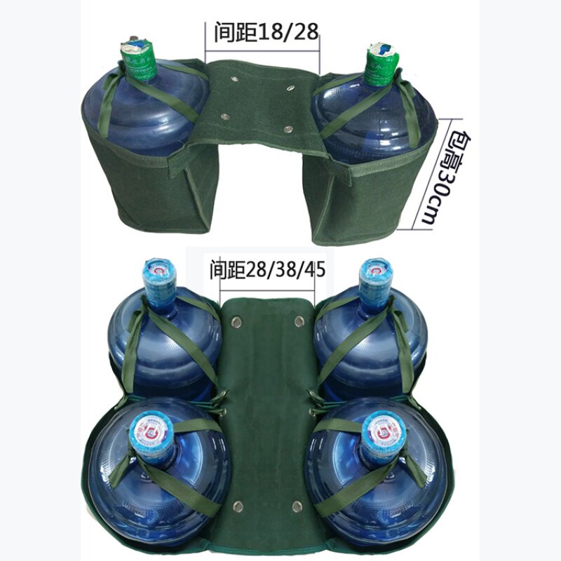 Water delivery bag motorcycle electric car water delivery bag bucket bag 18 9L water dispenser bottled water bag thickened sail