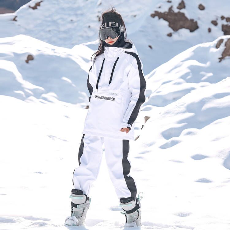 2021 ski suit women's set one-piece snowboard double board Korea waterproof outdoor winter tide brand ski equipment