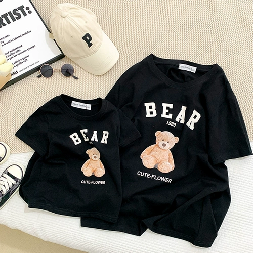 Пляжная летняя детская хлопковая футболка, семейный стиль, подходит для подростков, в западном стиле