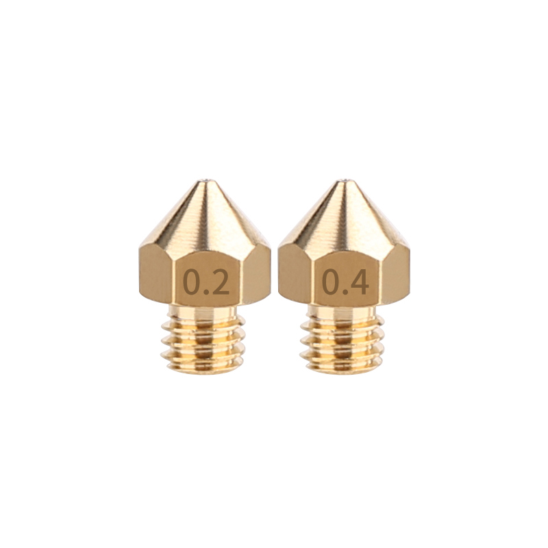 3D printing machine accessories nozzle Makerbot Mk8 nozzle extrusion head nozzle E3D brass nozzle 1 75