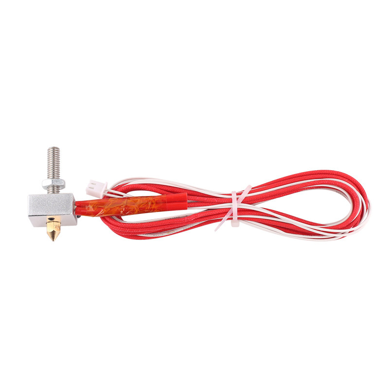 Extruder Hot End Bottom Kit 3D Printing Machine DIY MK7 8 Heating Nozzle Kit Thermistor Parts
