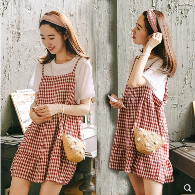 Maternity dress summer suit out of fashion 2020 summer skirt tide hot mom personality maternity dress summer