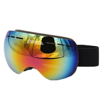 Lunettes pour le ski sports déquitation colorés coupe-vent et anti-sable rétroviseurs extérieurs résistants aux chocs rétroviseurs de moto tout-terrain lunettes anti-chute