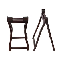 Guzheng solid wood portable A bracket portable herringbone frame ebony lattice frame