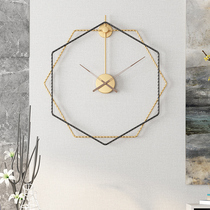 Extremely simple clock American creative fashion personality art living room household wall decoration modern Nordic style hanging watch