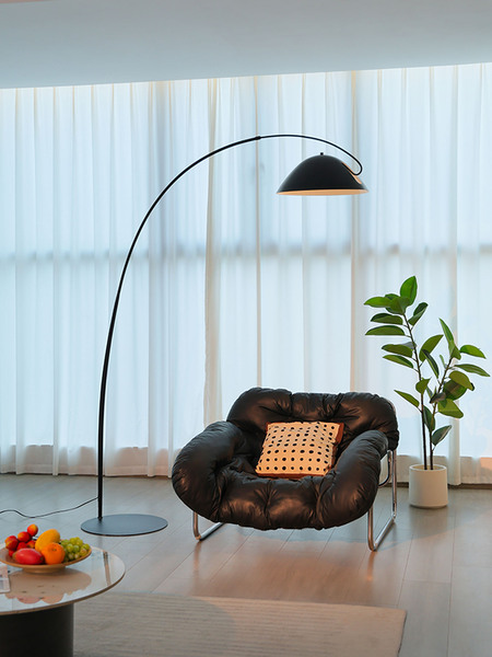 Guji Nordic Fishing-Style Floor Lamp for Living Room, Sofa Side Corner, Design-Inspired Ambiance Light, Light Luxury Smart Bedroom Table Lamp