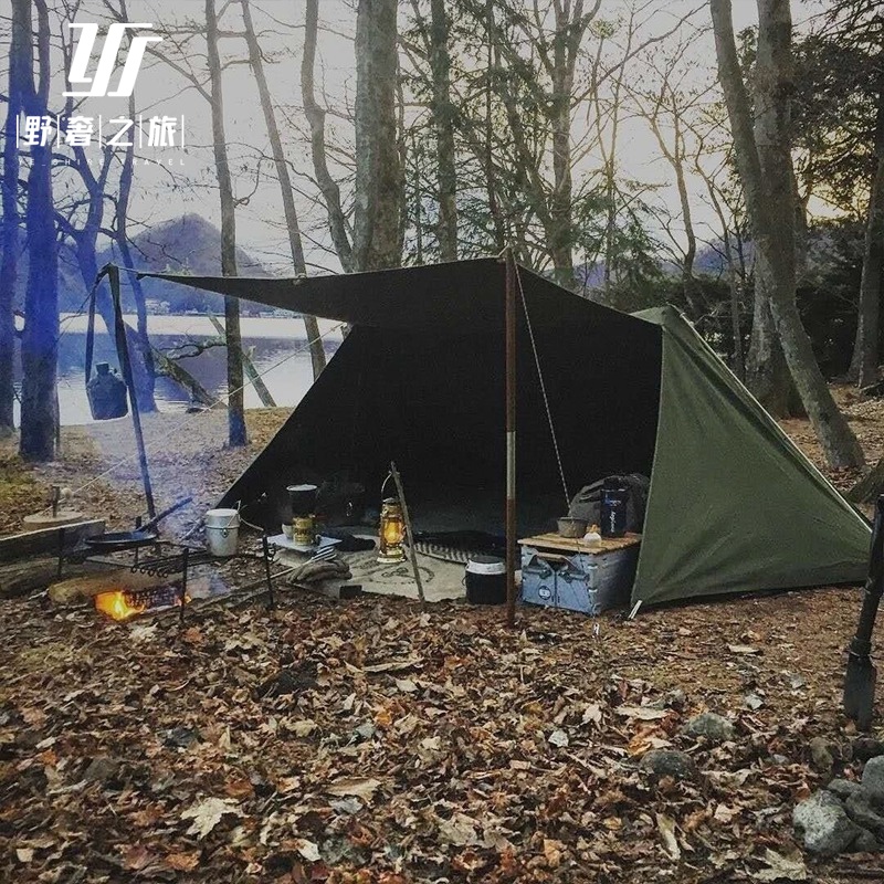 Wild Extravaganza Outdoor Camping Camping Multifunctional Shelter Tent Tiancurtain Camp Picnic Hotel Oxford Tent-Taobao