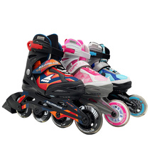 Rollerblade children roller skates adjustable kids skates full set in-line roller skates zipp