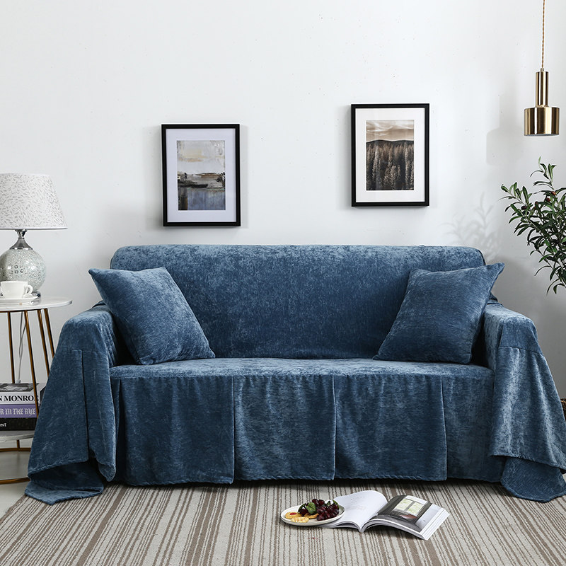 Simple and modern double-sided velvet sofa cover four seasons universal sofa cushion all-inclusive universal cover sofa release full cover towel