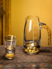 High-End Light Luxury Crystal Glass Liquor Cup Set for Home Use, Chinese-Style Small Wine Cups, Two-Ounce Liquor Vessel, Wine Set