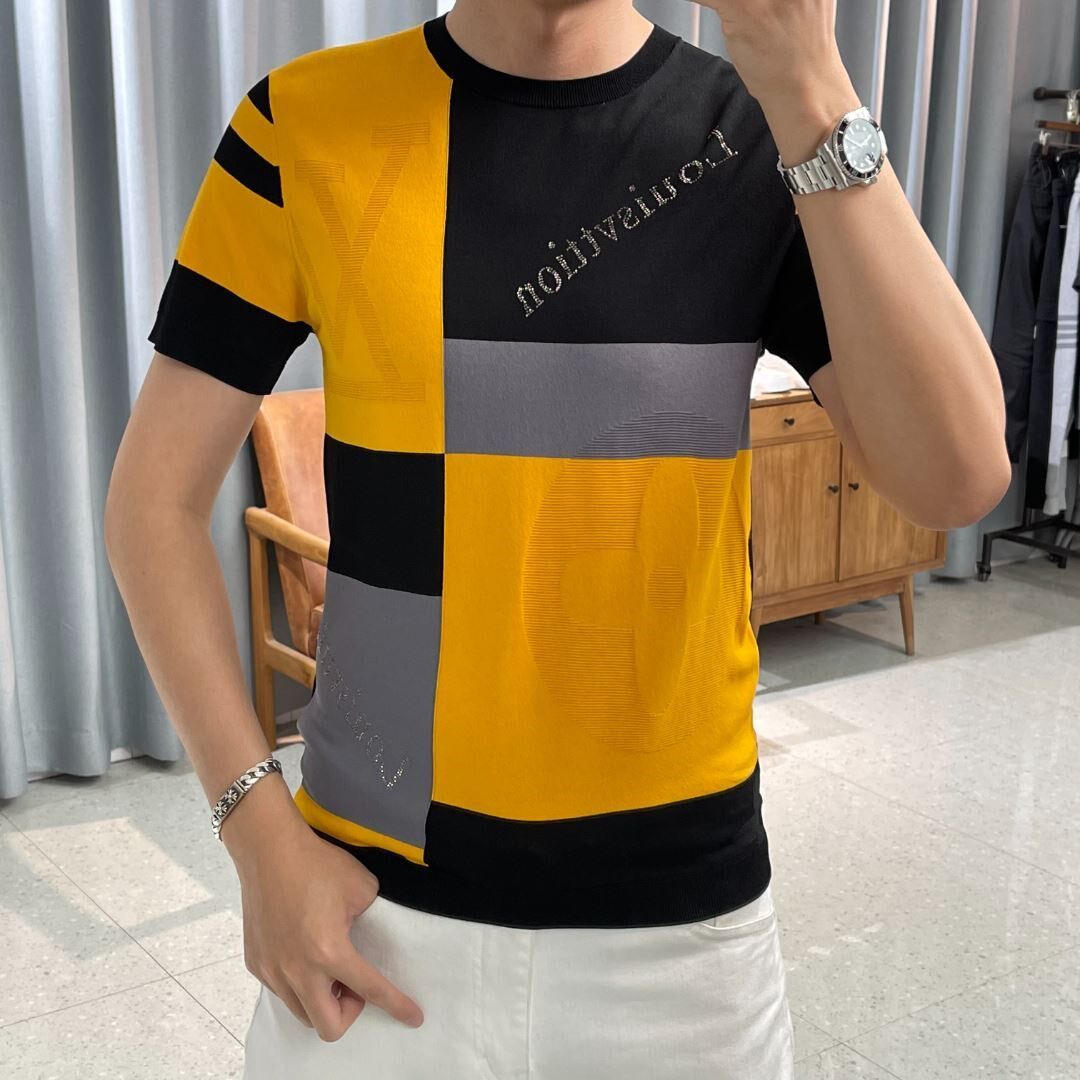 Imink also clothing fumbling with the same paragraph 2021GXS-the new minimalist casual fashion short sleeve T-shirt male blouse#8962