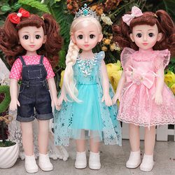 Talking doll dress up set girl princess simulation baby doll smart toy single fabric oversized