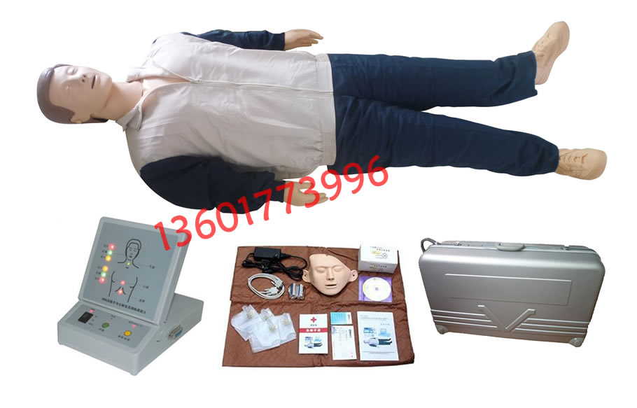 心肺复苏模拟人带语音提示功能 心肺复苏急救训练模拟人