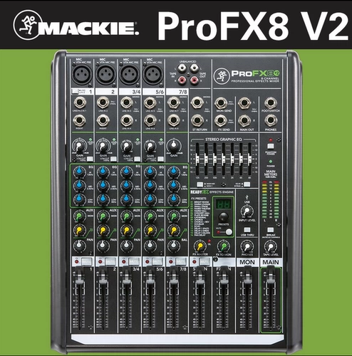 Mackie Mackie ProFX8 V2 Портативный аналоговый микшер 8 каналов Mackie RunningMan
