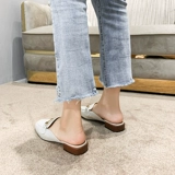 Тапочки, обувь, модные универсальные туфли, слайдеры, коллекция 2021, городской стиль, популярно в интернете