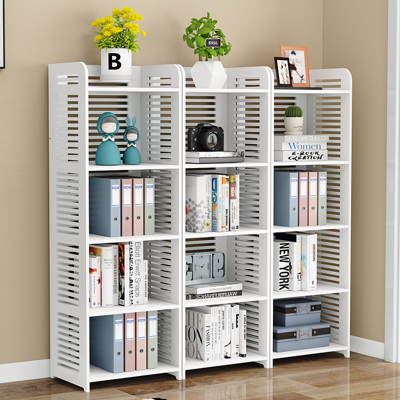 Simple Bookshelf Floor Shelving Shelving Student Table Containing Bookcase Home Bedroom Combination Décor Décor Décor Décor Décor Décor
