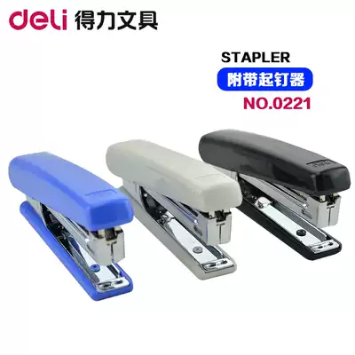 Deri 10# stapler 0221 economical stapler with 0010 staples school supplies office stationery