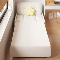 Single sofa bed folding dual-purpose French cream style small apartment retractable multi-functional balcony childrens study room stay