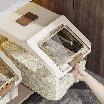 Rice Bucket for Home Use 2026 New Model Food-Grade Insect-Proof and Moisture-Proof Sealed Rice Storage Container Flour Storage Tank Rice Box