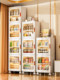 Living Room Storage Cabinet, Home Use, No Installation Required, Children's Toy Gap Folding Storage Cabinet, Snack Cabinet, Plastic Storage Cabinet