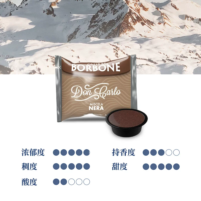 Итальянский оригинал Caffè borbone без сахара латасапа -boring A Modo Mio Mio Capsule кофе