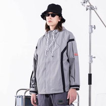 KILLWINNER bomber jacket mens Tide brand loose Air Force overalls national tide coat hooded jacket spring and autumn