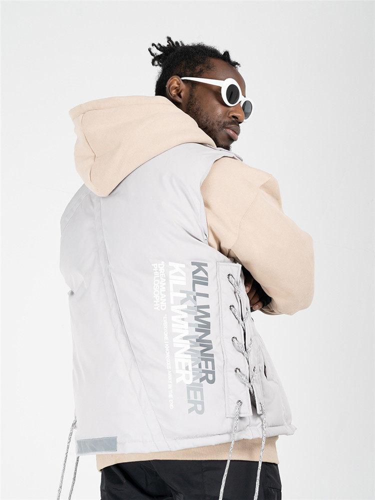KILLWINNER autumn and winter new sports trend brand thickened tooling vest men and women lovers wild casual vest