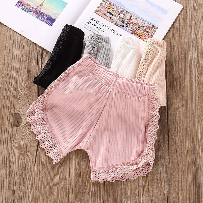 Girl Safety Pants Summer Slim Down Two-in-one Child Anti Walking Light Lace Underwear CUHK Youngyo Pie Underpants