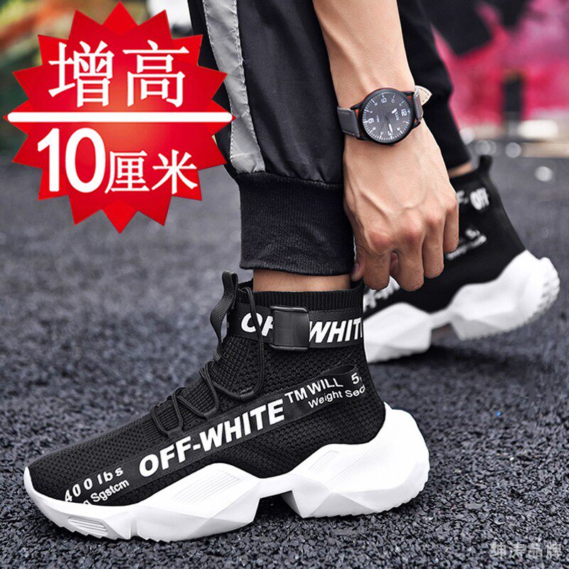 Spring breathable increase shoes men 10CM sneaker mesh shoes in the spring increase shoes 8cm casual shoes increase plate shoes