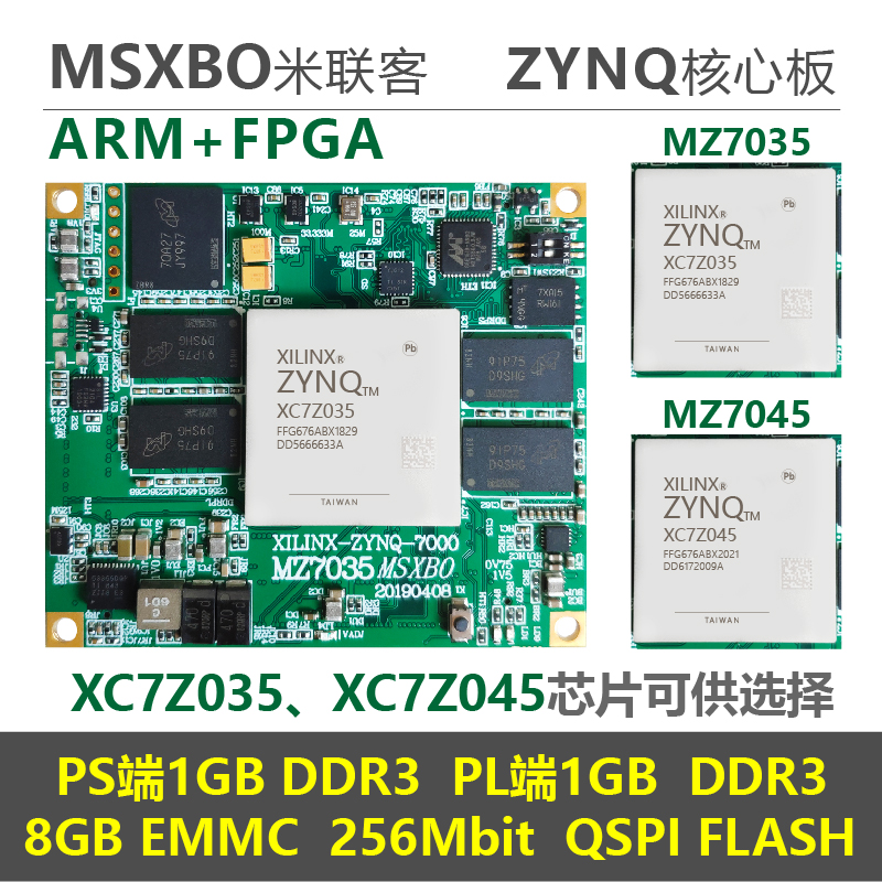 Millianz MZ7X 7035] Core board XILINX FPGA ARM Zynq7 7035 7045 MZ703
