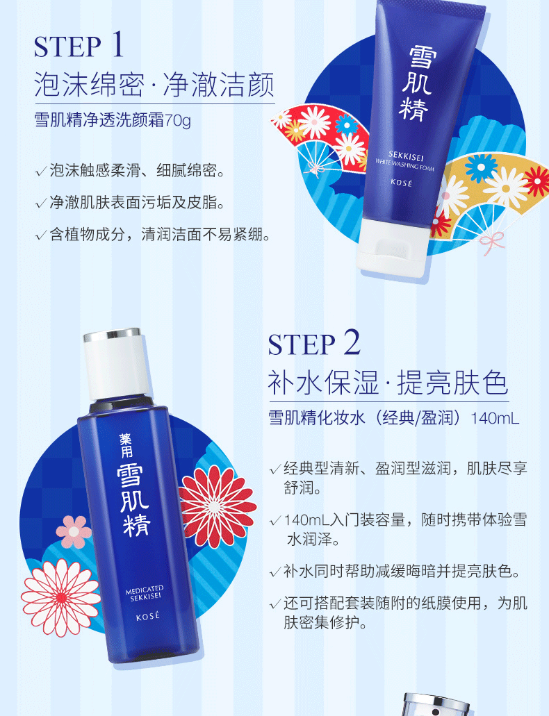雪肌精 SEKKISEI 经典水乳套装 图4