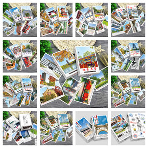 Inspirational Postcards of Chinese Prestigious Universities for High School Students, 72 985 and 211 Universities, Campus Scenery Greeting Cards