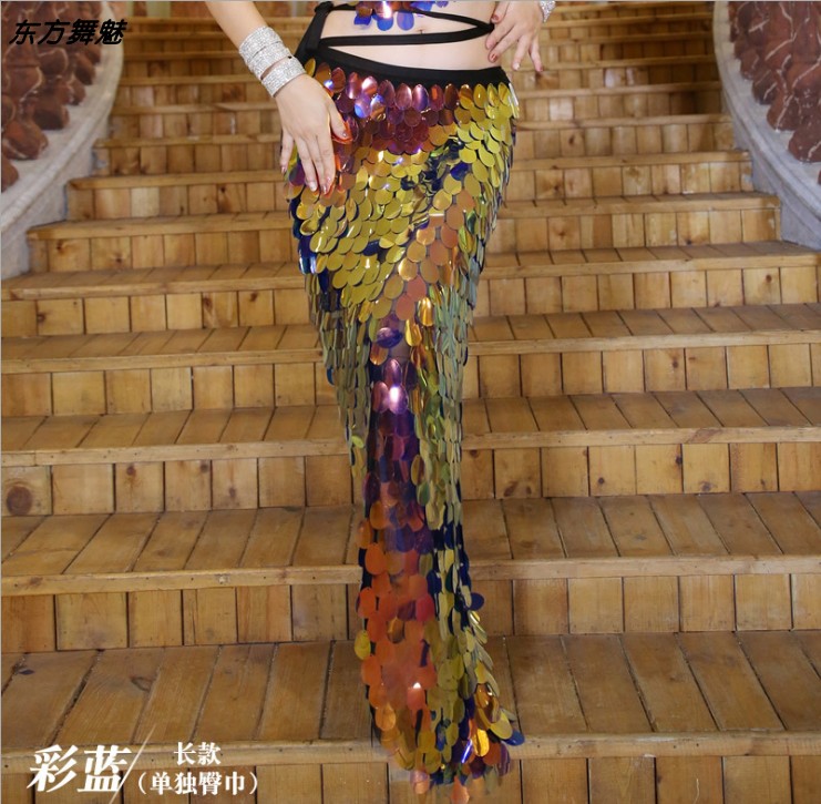 Bright sheet Hip Towel Belly Leather Dance Clothing Belly dance Belly Leather Dance Hip and Hip Towel-Taobao