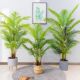 Artificial Green Plant, Faux Plant Potted, Large Nordic-Style Fake Tree, Phoenix Palm Decorative Ornament for Living Room Floor