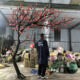 Artificial Persimmon Tree, Wish Tree, Fake Fruit Tree, Outdoor New Year Decoration, Artificial Decorative Tree for Hotel Lobby and Company Landscaping